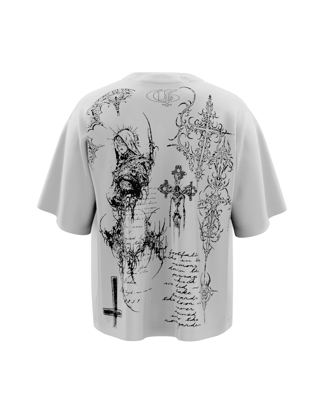 GHOSTY BOXY OVERSIZED TSHIRT