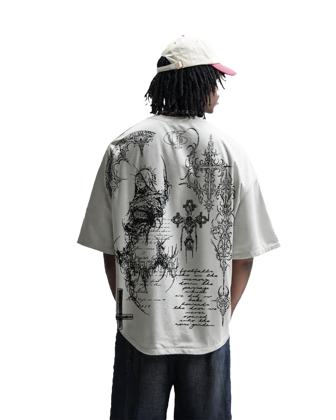 GHOSTY BOXY OVERSIZED TSHIRT