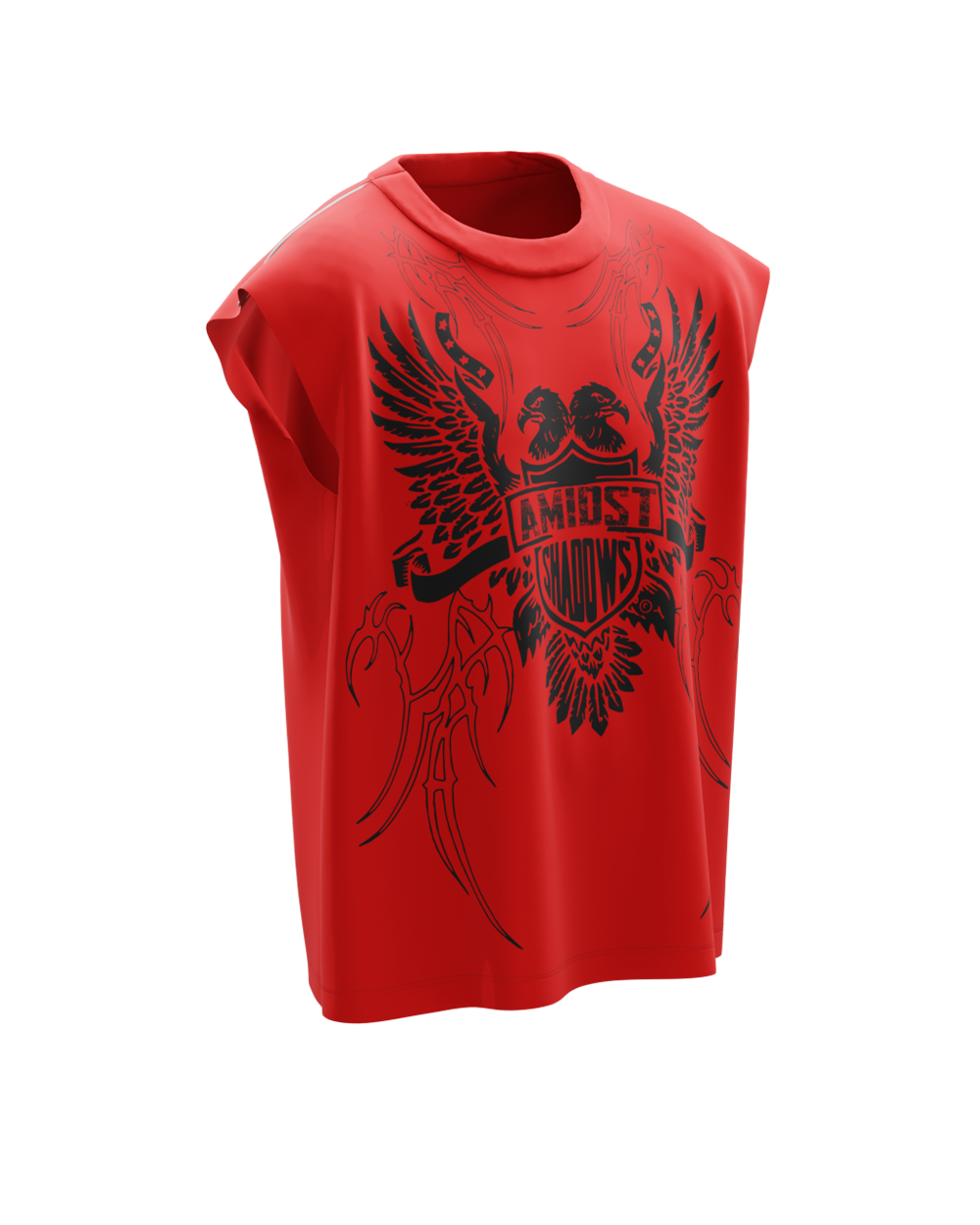APEX RED UNISEX BOXY VEST