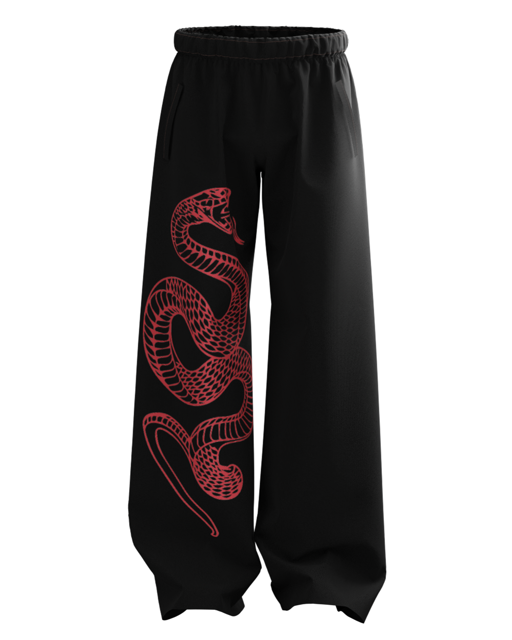 PYTHONIC UNISEX STRAIGHT FIT BAGGY PANTS