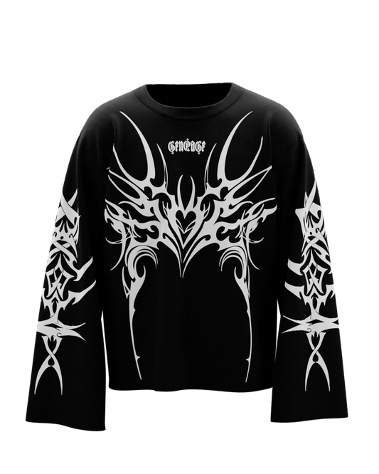 LUNAR BLACK FULL SLEEVE TSHIRT