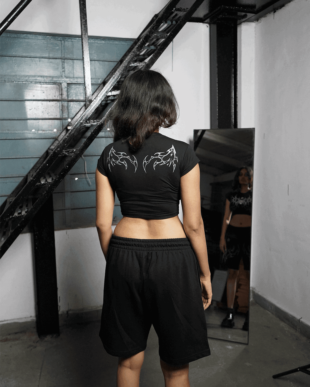 ETERNAL SPIDER WOMEN'S BABY TEE