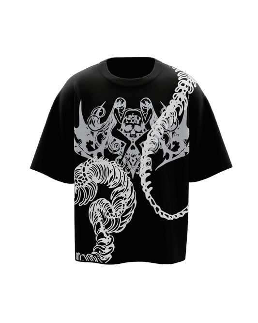 KOTSU BLACK UNISEX BOXY OVERSIZED TSHIRT