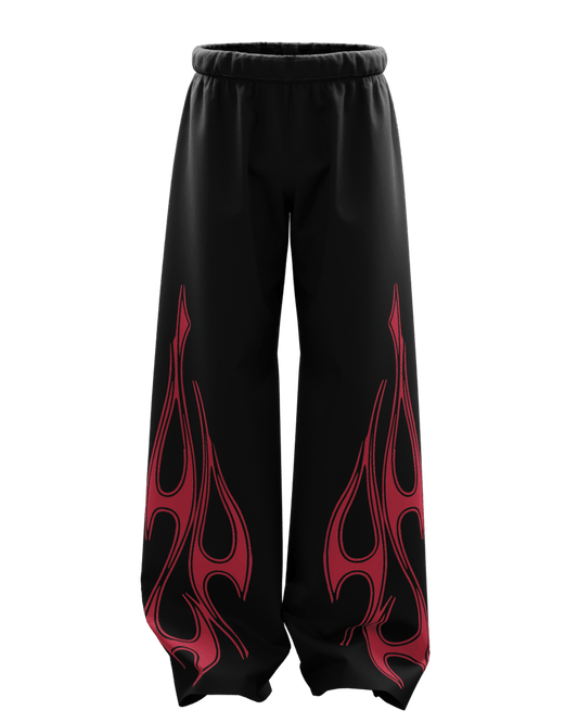 HEAT UNISEX STRAIGHT FIR BAGGY PANTS