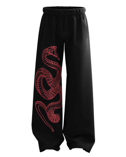 PYTHONIC UNISEX STRAIGHT FIT BAGGY PANTS